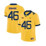 Men's West Virginia Mountaineers NCAA #46 Reese Donahue Yellow Authentic Nike 2019 Stitched College Football Jersey FG15E03HC